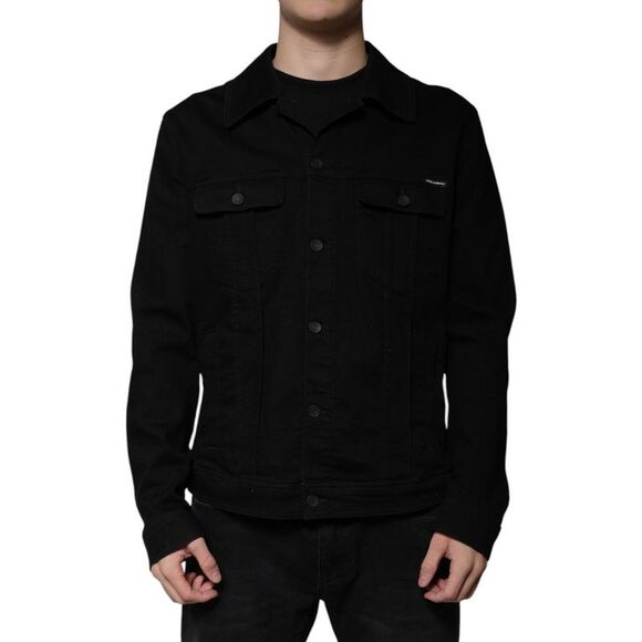 Dolce & Gabbana Black Cotton Denim Men's Jacket